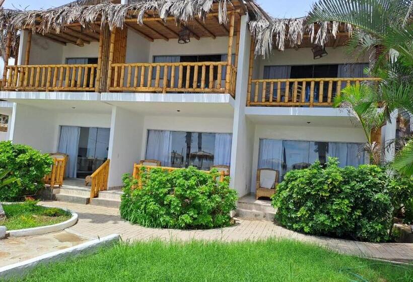 חדר סטנדרט לארבעה נוף לים, Casa Mediterranea Mancora