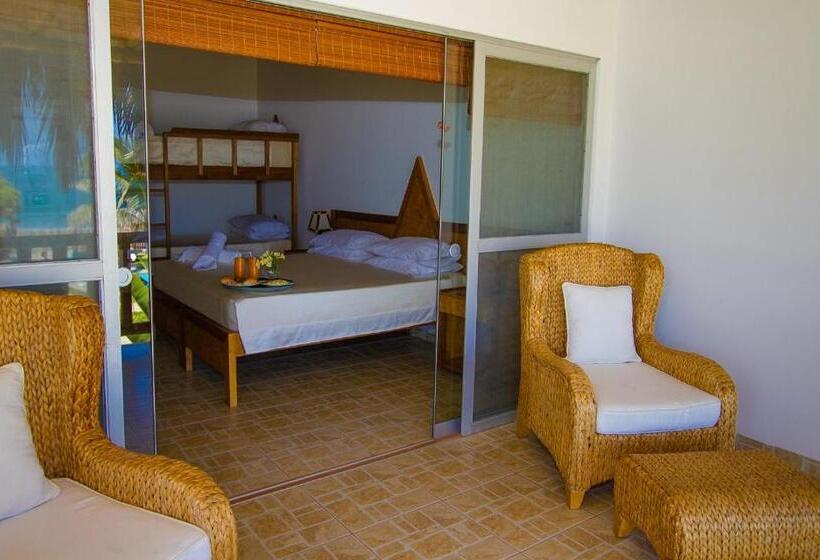 חדר סטנדרט לארבעה נוף לים, Casa Mediterranea Mancora