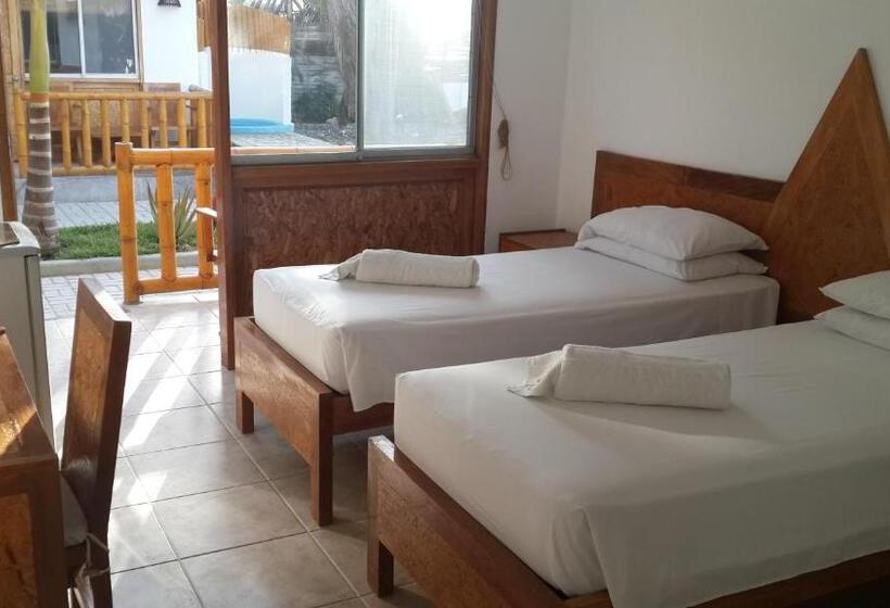 חדר סטנדרט צדדי נוף לים, Casa Mediterranea Mancora