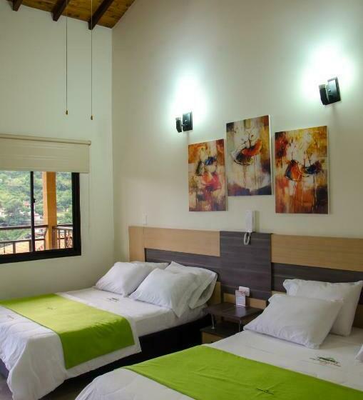 חדר דלוקס עם מרפסת, La Montaña San Gil