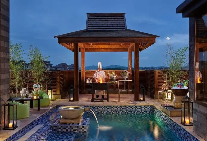 Huvila, 1 makuuhuone ja uima-allas, Anantara Guiyang Resort