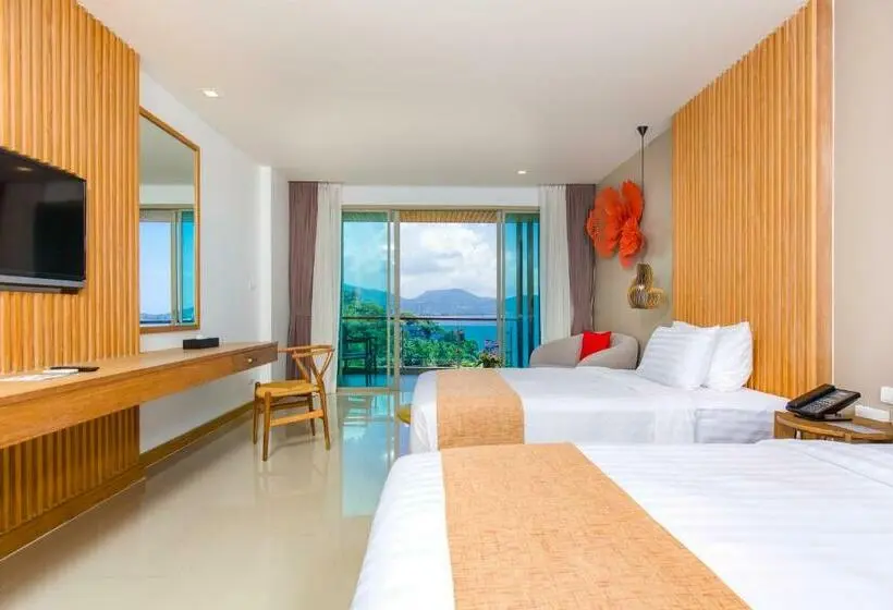 Deluxe-huone, Wyndham Grand Phuket Kalim Bay