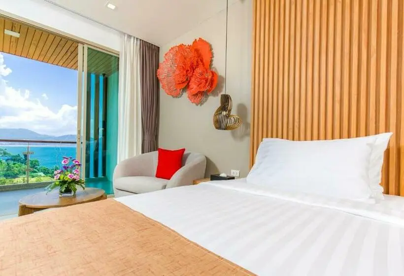 Deluxe-huone King-vuode, Wyndham Grand Phuket Kalim Bay