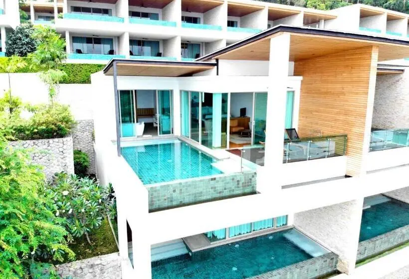 Villa 1 Makuuhuone Merinäkymä, Wyndham Grand Phuket Kalim Bay