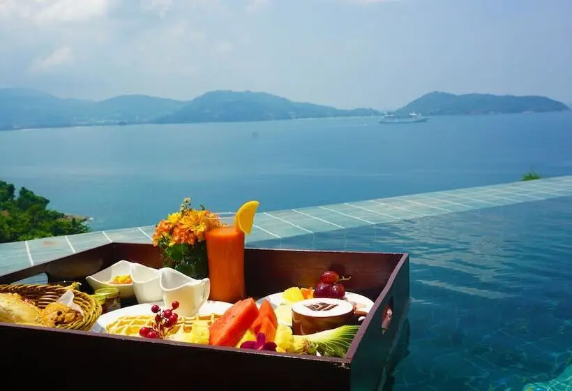 Villa 1 Makuuhuone Merinäkymä, Wyndham Grand Phuket Kalim Bay