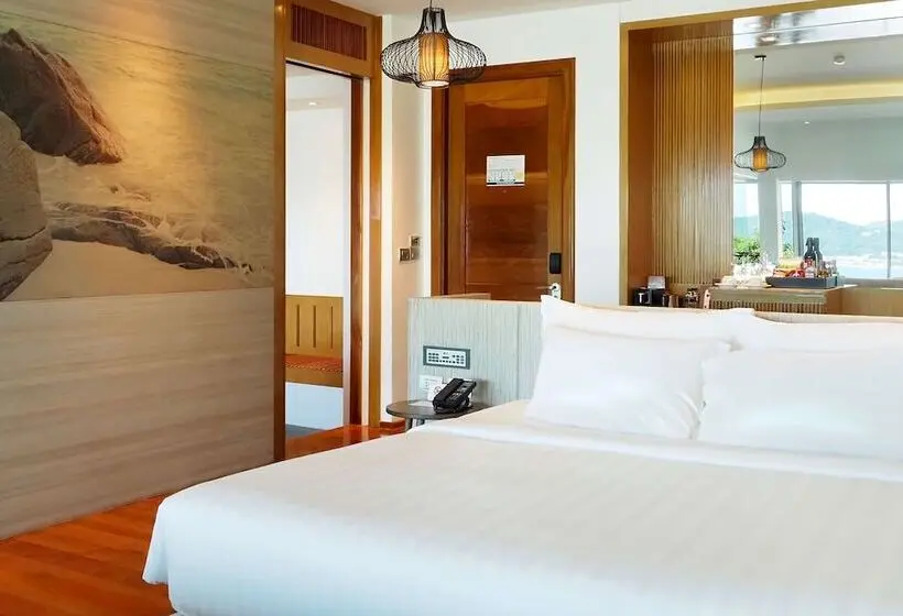 Villa 1 Makuuhuone Merinäkymä, Wyndham Grand Phuket Kalim Bay