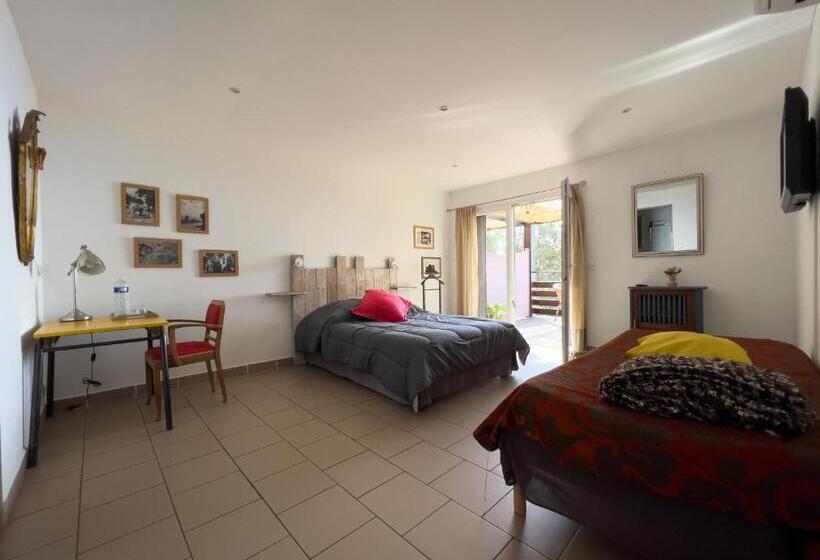 Трехместный Superior Вид на Море, La Pampa Cargese Chambres D Hotes