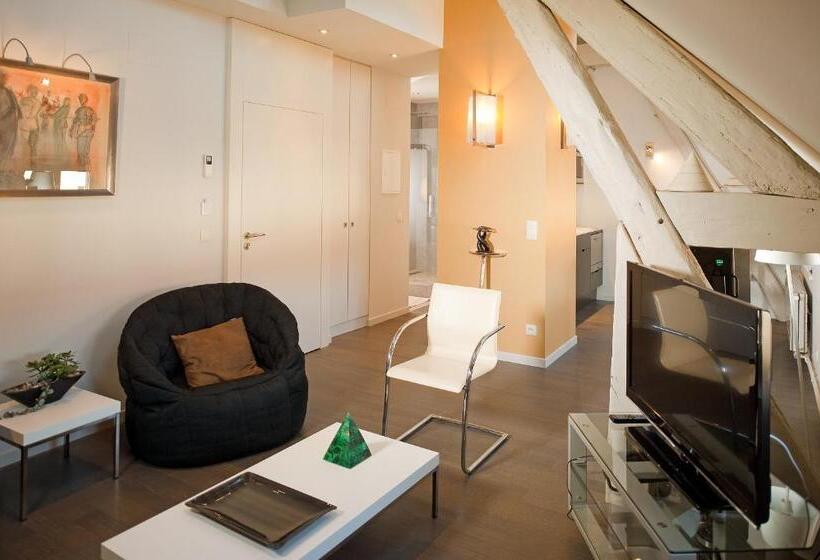 Апартаменты Дюплекс 1 Спальня, Maison D Hote De Myon