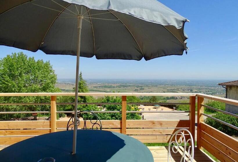 シャレー1寝室, Auberge Les Hauts De Chenas