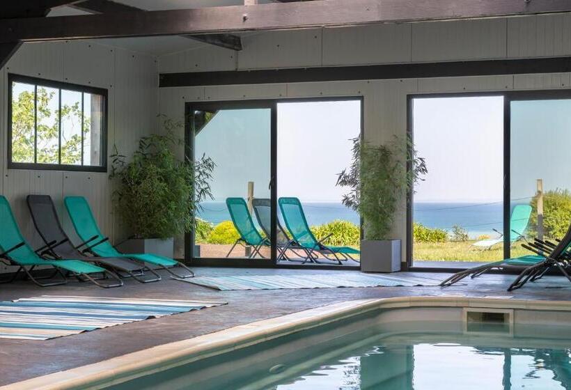 デラックススイート, La Metairie Du Vauhariot   Chambre Ou Lodge   Piscine Chauffée   Vue Mer Et Mont Saint Michel   Gr34