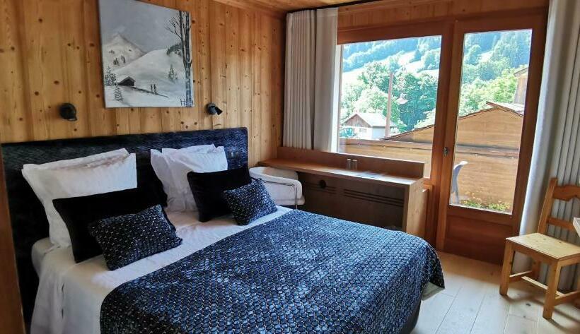 חדר סטנדרט, Hôtel Chalet Les Ecureuils Restaurant, Sauna & Spa Garage