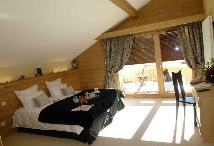 סוויטה עם מרפסת, Hôtel Restaurant Les Sapins Wellness & Gourmet