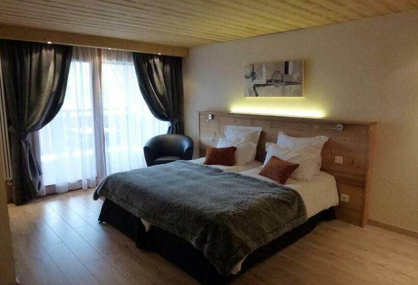 סוויטה עם מרפסת, Hôtel Restaurant Les Sapins Wellness & Gourmet