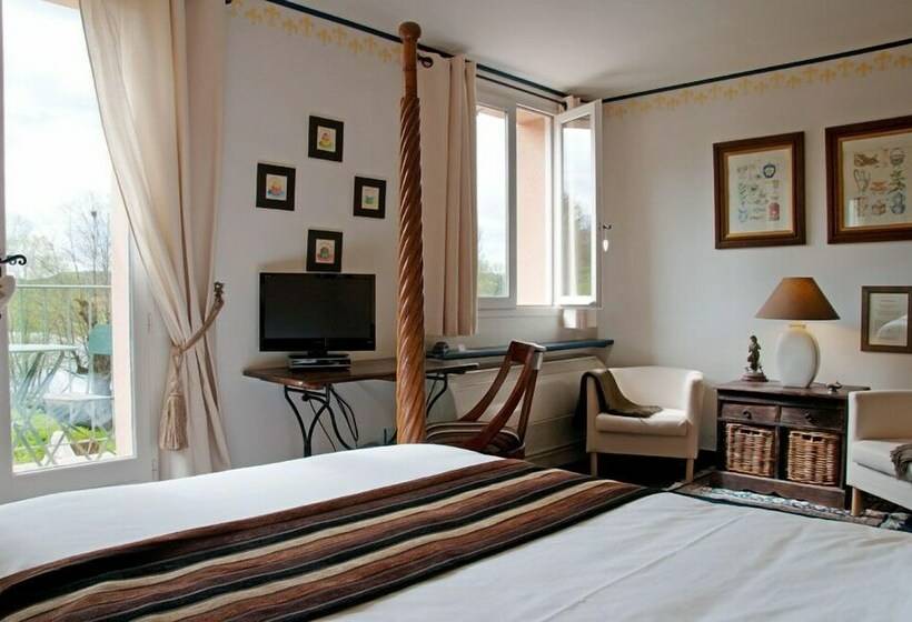 غرفة سوبيريور مطلّة علي النهر, Hôtel Restaurant Côté Rivage