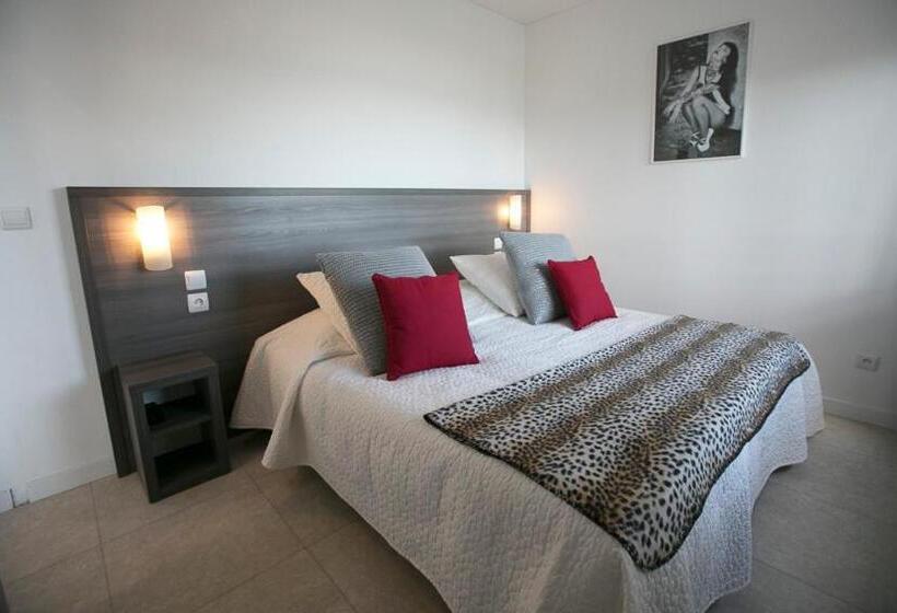 شقة غرفة نوم واحدة مزودة بتراس مطلة على البحر, Le Grand Large Bord De Mer Hotel & Appartements