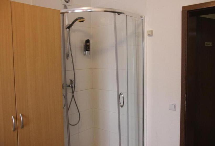 اتاق استاندارد یک تخته با سرویس بهداشتی مشترک, Airport Hotel Zum Taubengrund