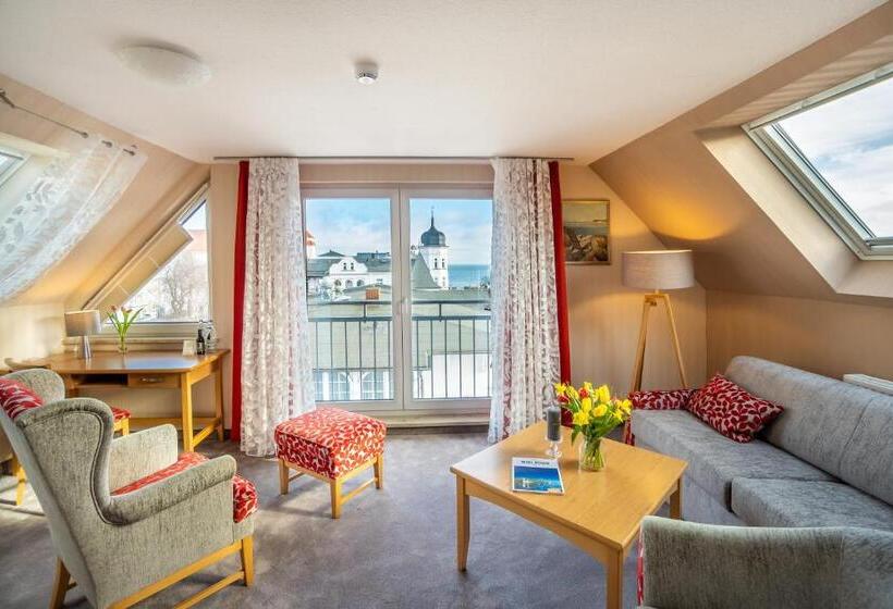 小型套房带海景, Centralhotel Binz