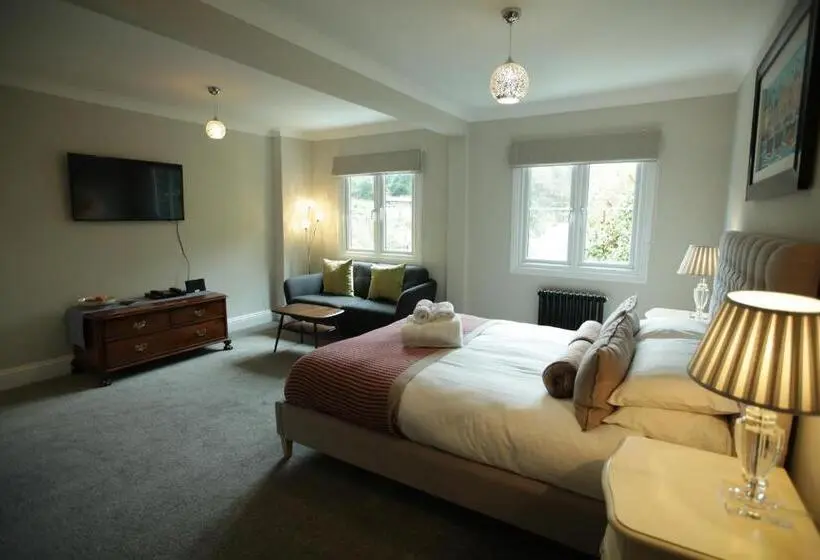 キングサイズベッドのデラックススイート, The Bonnicott Hotel Lynmouth