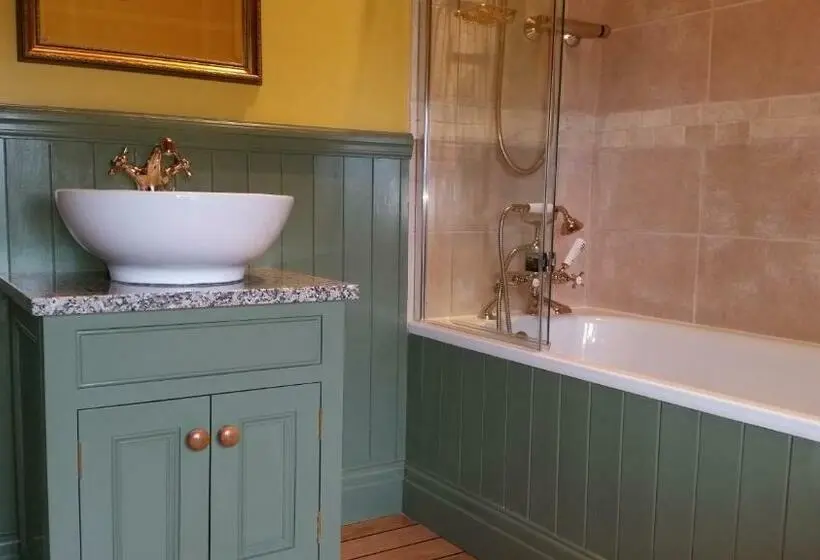 庭の見えるシングルルーム, Ty Derw Country House B&b