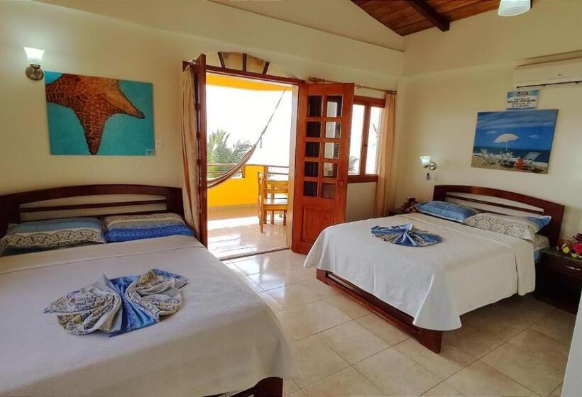 Standardrum Havsutsikt med Balkong, Cielo Azul