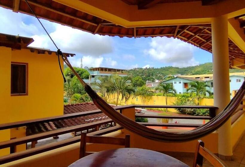 Standard Fyrbäddsrum med Balkong, Cielo Azul