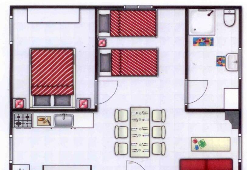 آپارتمان 1 خوابه, Les Créolines