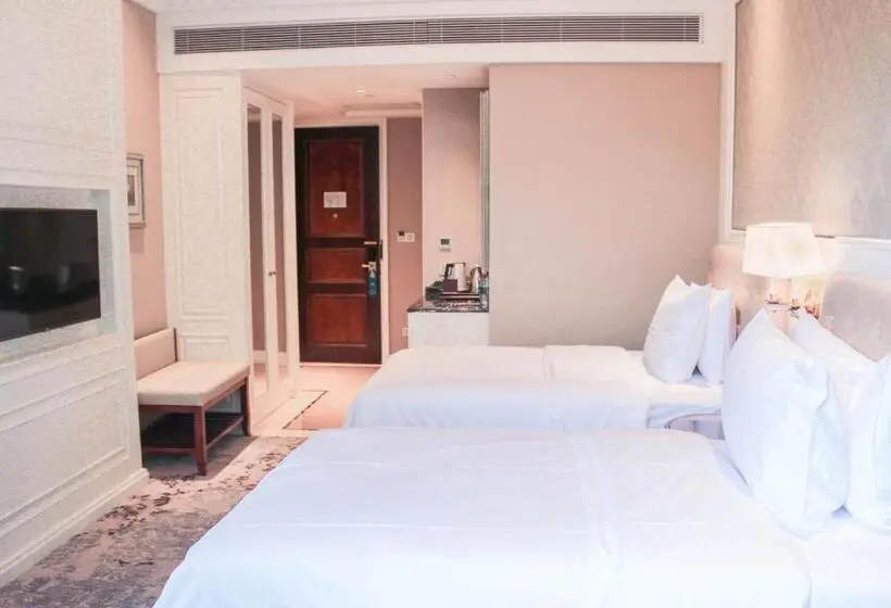 Deluxe-huone Puutarhanäkymä, Carp Islet Resort Fuzhou