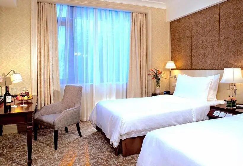 Deluxe-huone Puutarhanäkymä, Carp Islet Resort Fuzhou