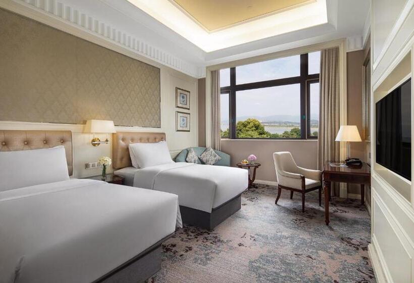 غرفة ديلوكس مطلّة علي الحديقة, Carp Islet Resort Fuzhou