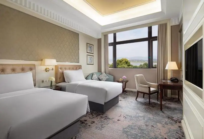 Deluxe-huone Puutarhanäkymä, Carp Islet Resort Fuzhou