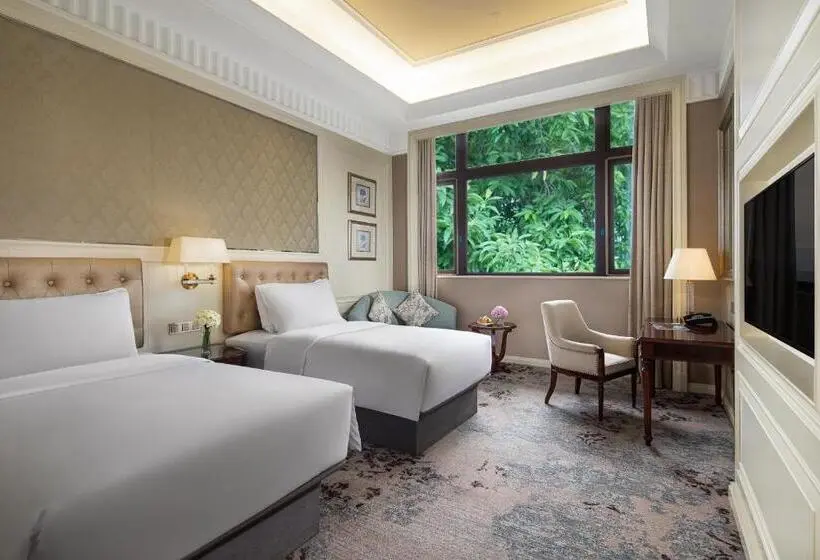 Deluxe-huone Puutarhanäkymä, Carp Islet Resort Fuzhou