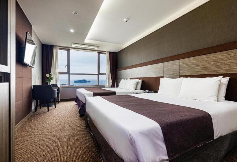 חדר משפחתי נוף לים, Eastern Hotel Jeju