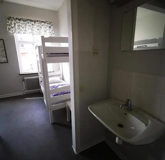 バスルーム共同エコノミー4人部屋, åhus B&b Och Vandrarhem