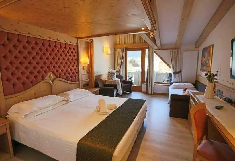 ベーシックトリプルルーム, Piz Galin Grand Hotel Family & Wellness