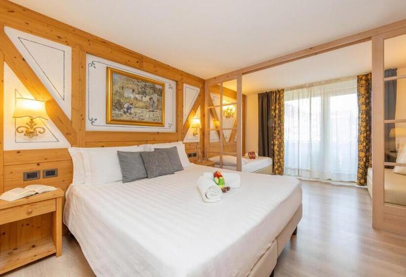 חדר בסיסי לשלושה, Piz Galin Grand Hotel Family & Wellness