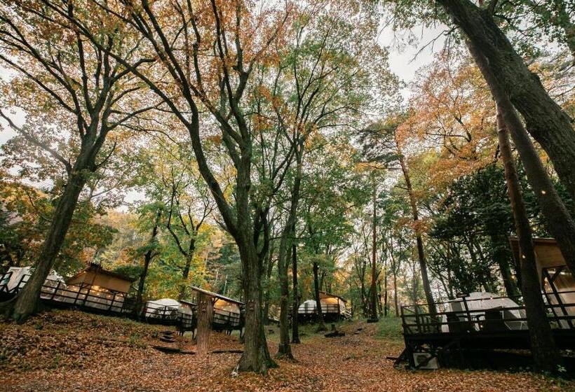 اتاق استاندارد چهارنفره با بالکن, Nagano Glampingbase Encamp