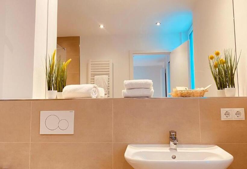 اتاق استاندارد با بالکن, Guesthouse Große Linde