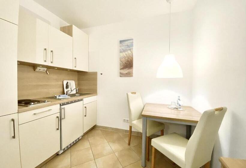 דירת חדר בקומת קרקע, Appartementhaus Möwe