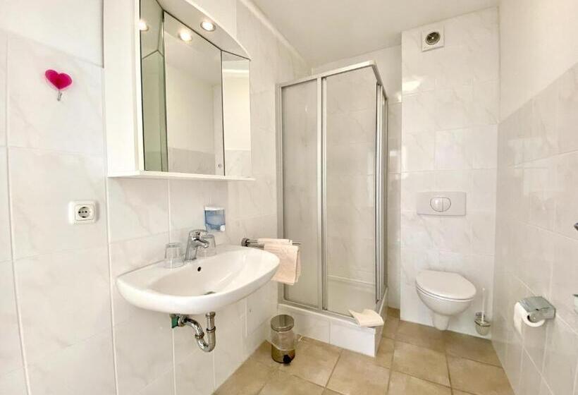 דירה בת חדר שינה 1 עם מרפסת, Appartementhaus Möwe