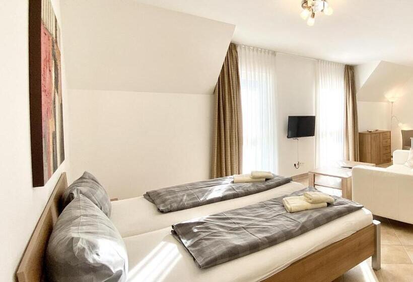 דירה בת חדר שינה 1 עם מרפסת, Appartementhaus Möwe