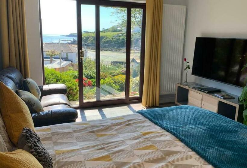 חדר דחוקס עם מיטת קינג, Portmellon Cove Guest House