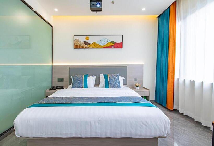 اتاق لوکس با تخت بزرگ, Zhuhai Golden Lake Bay