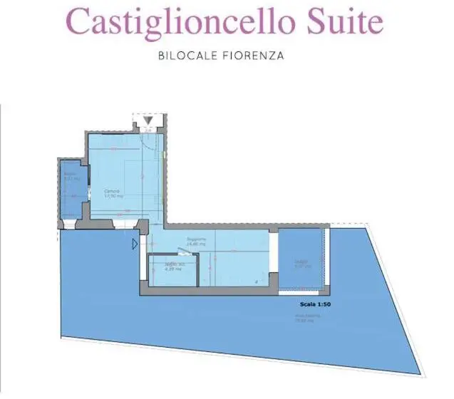 テラス付き１ベッドルームアパートメント, Castiglioncello Suite