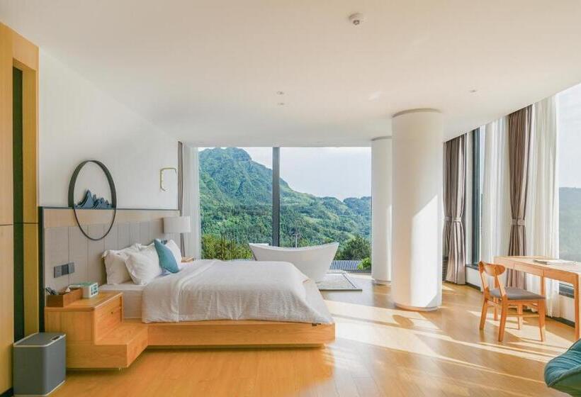 غرفة ديلوكس مطلة على الجبل, Xman Valley Sunrise Resort