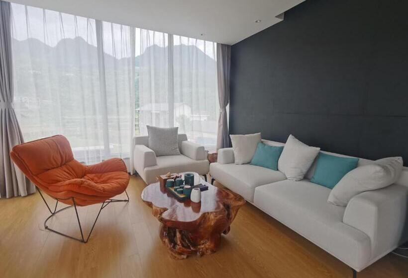 جناح ديلوكس مطل على الجبل, Xman Valley Sunrise Resort