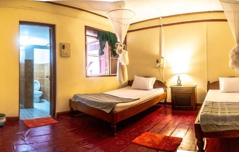 이코노미 룸, Xaymountry Don Khon City Center Residence And Guesthouse