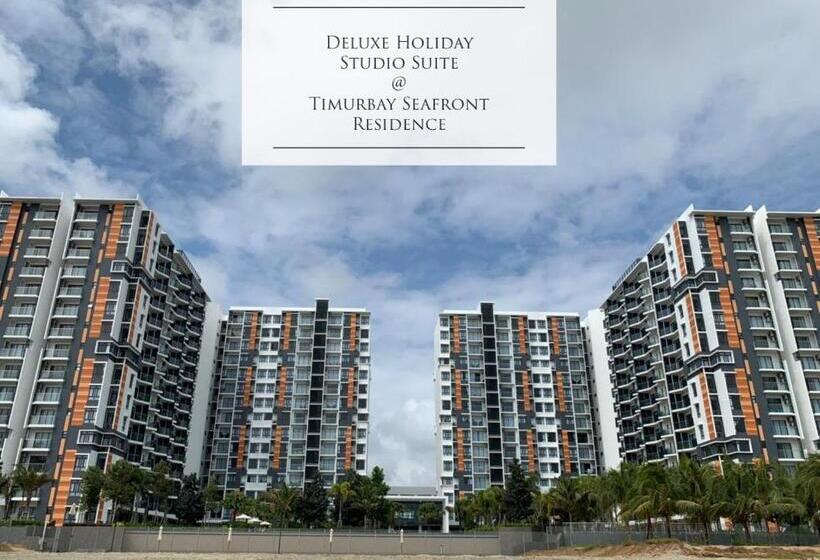 דירת חדר נוף לים, Deluxe Holiday Studio Suite At Timurbay With Seaview