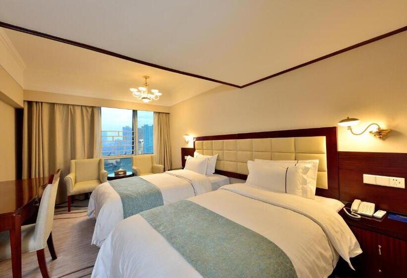 Deluxe room with river view, Haijun Hotel  Free Canton Fair Shuttle Bus