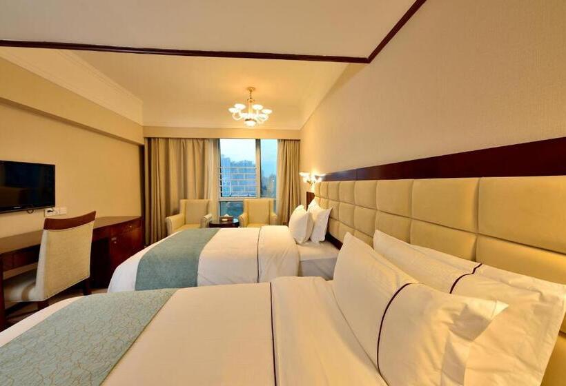 Deluxe room with river view, Haijun Hotel  Free Canton Fair Shuttle Bus