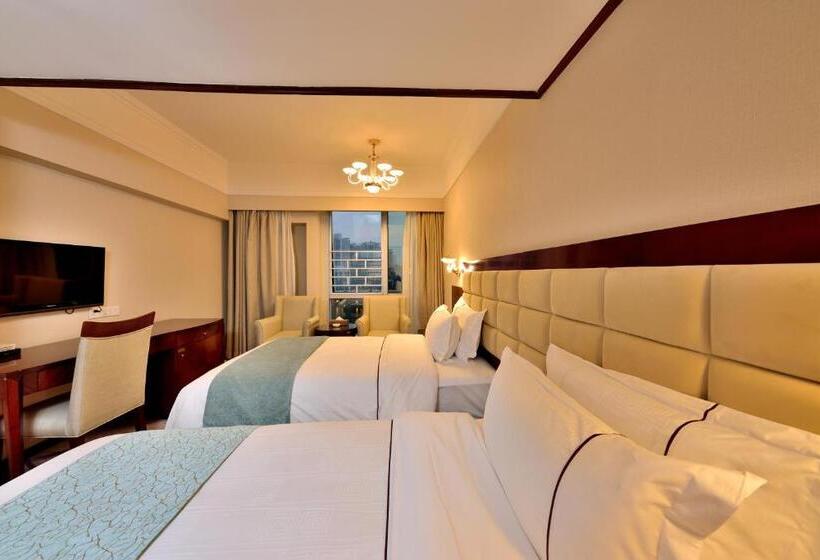 Deluxe room with river view, Haijun Hotel  Free Canton Fair Shuttle Bus